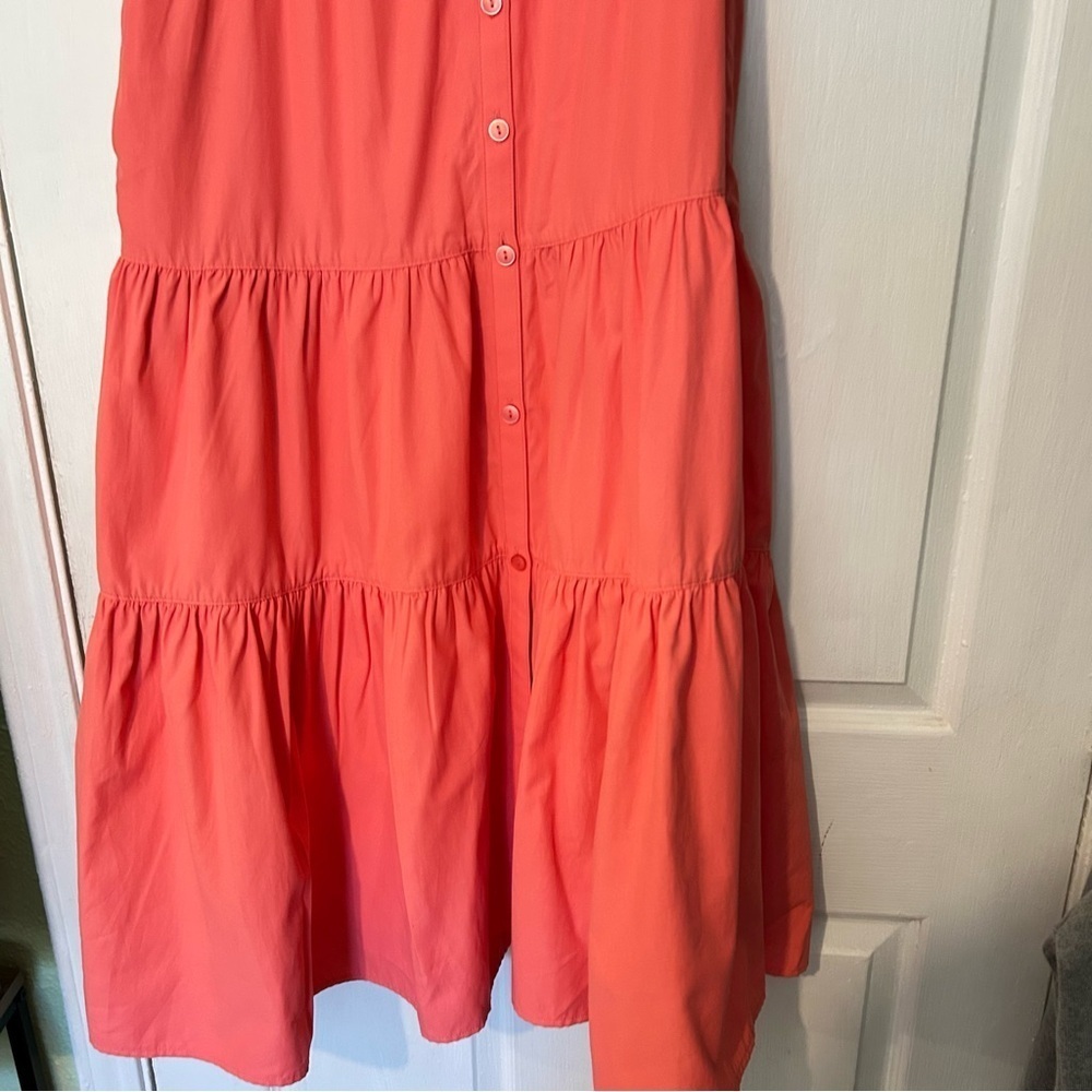 Brochu Walker Havana Dress in Bright Coral XS - Picture 11 of 15